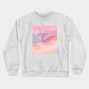 Sunset Clouds Oil Painting Crewneck Sweatshirt
